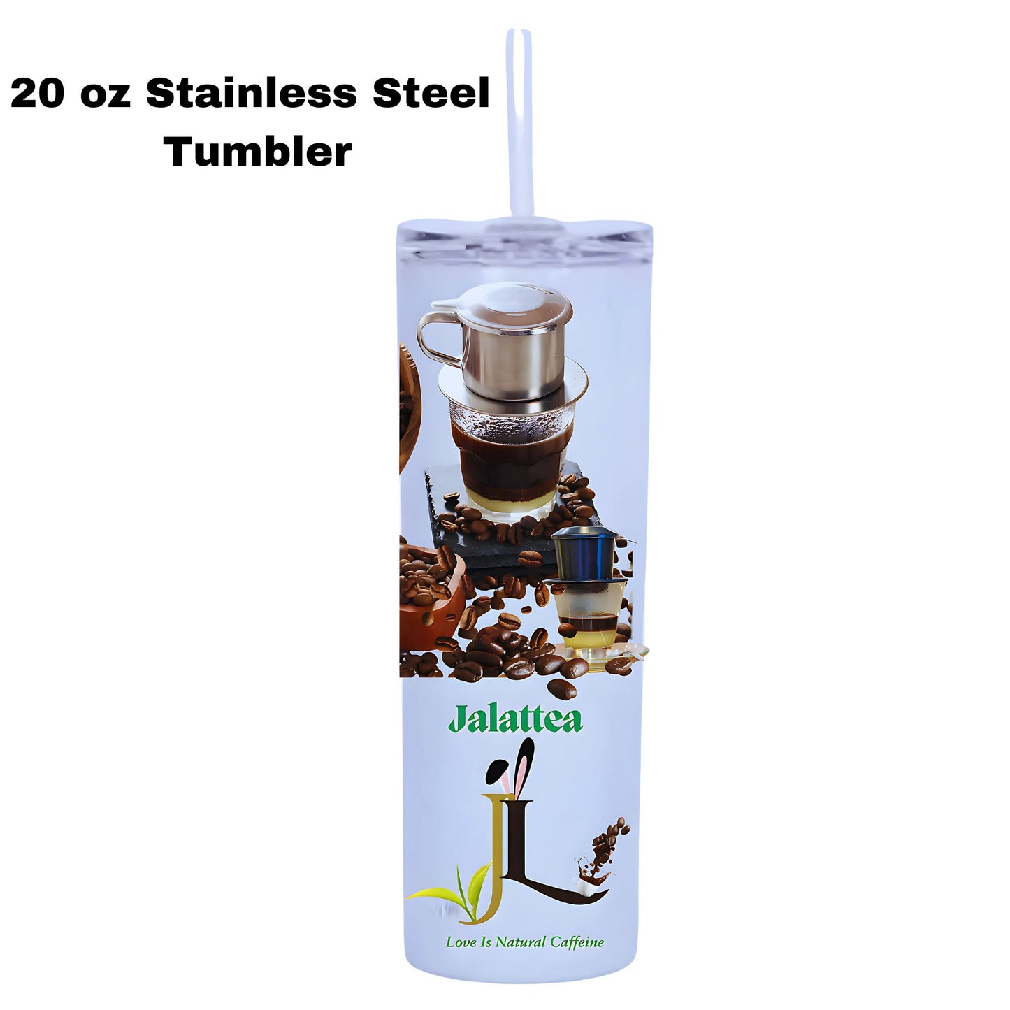 Jalattea_custom_tumbler_stainless_steel_of_dripping_coffee_image