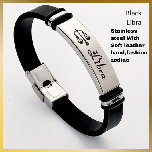 Great Personality of this Bracelet With Soft Leather band