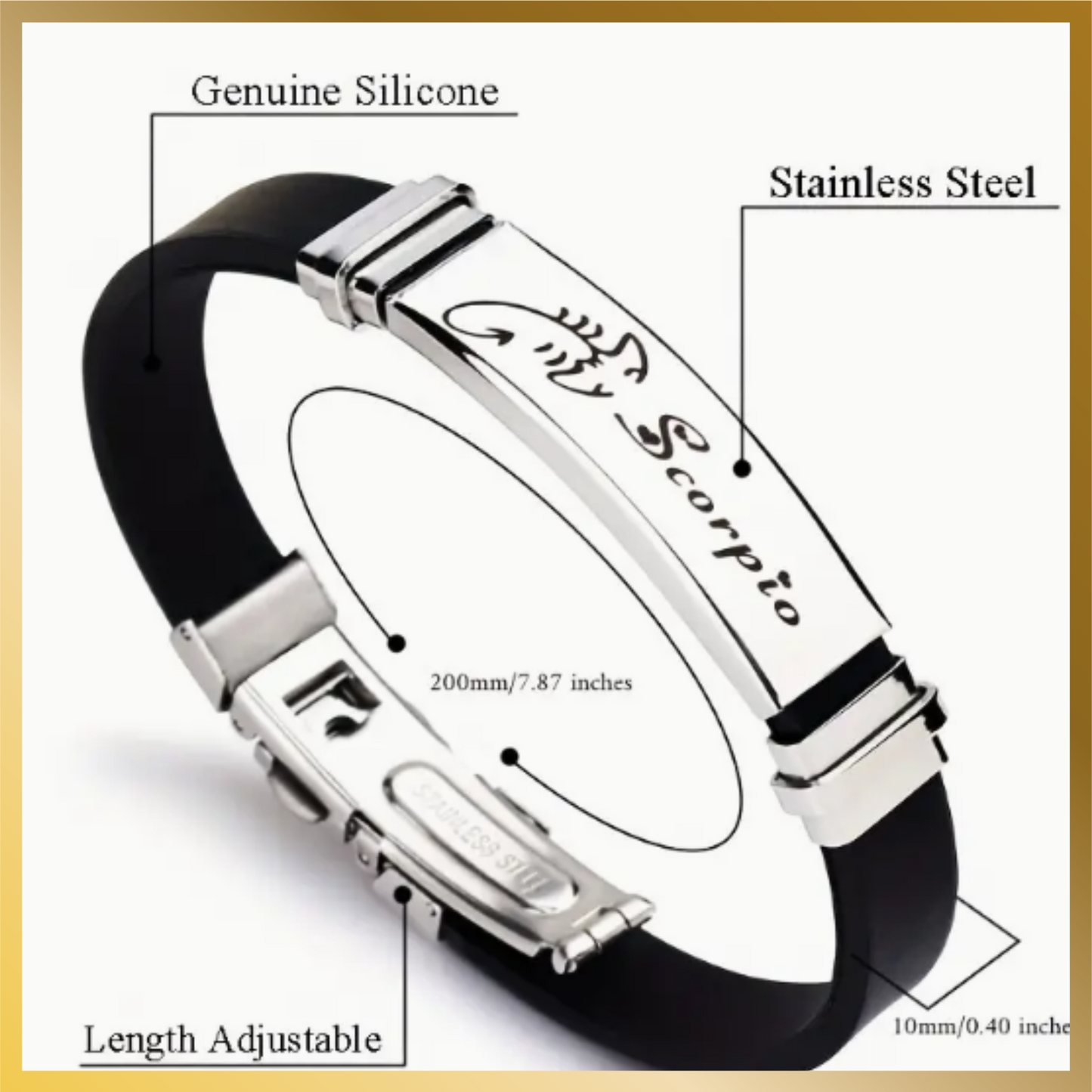 Great Personality of this Bracelet With Soft Leather band