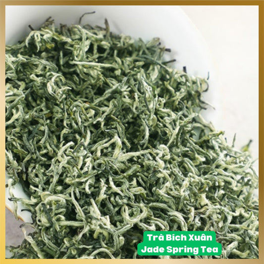 #organic-Jade-Spring-tea, #organic-high-quality-tea, premium Jade Spring Tea at Jaliny Store, Spring Tea With lots of benefits, Jade Spring Tea can prolong youth and reduce risks of certain diseases, Trà Bích Xuân Hoa