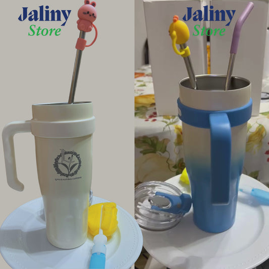 Jalattea Stainless Steel Tumbler with Handle